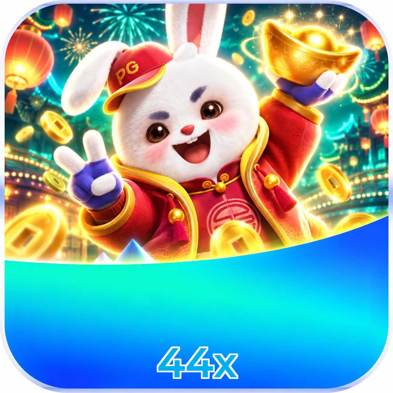 Interface de jogos na 44x incluindo Plushie Frenzy